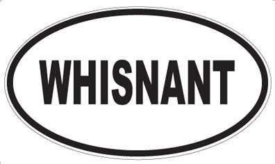 WHISNANT - Oval Sticker