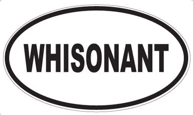 WHISONANT - Oval Sticker