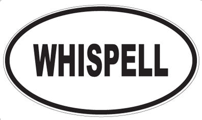WHISPELL - Oval Sticker