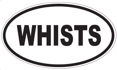 WHISTS - Oval Sticker
