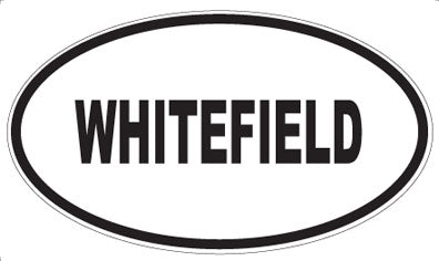 WHITEFIELD - Oval Sticker