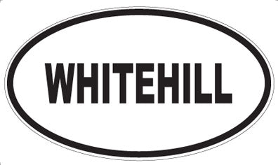 WHITEHILL - Oval Sticker