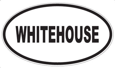 WHITEHOUSE - Oval Sticker