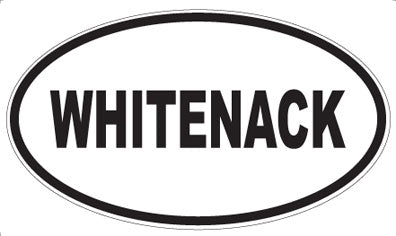 WHITENACK - Oval Sticker
