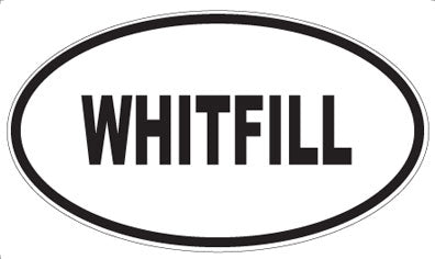 WHITFILL - Oval Sticker