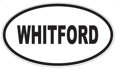 WHITFORD - Oval Sticker