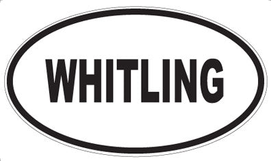 WHITLING - Oval Sticker