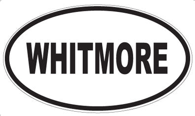 WHITMORE - Oval Sticker