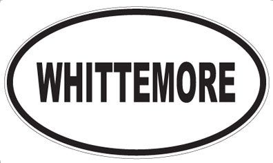 WHITTEMORE - Oval Sticker