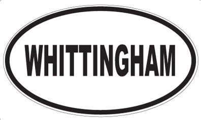 WHITTINGHAM - Oval Sticker