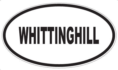 WHITTINGHILL - Oval Sticker