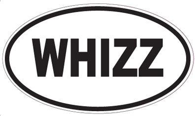 WHIZZ - Oval Magnet