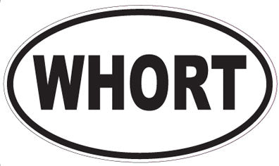 WHORT - Oval Magnet