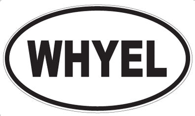 WHYEL - Oval Sticker