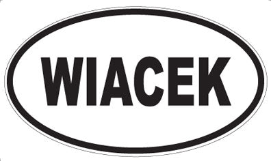 WIACEK - Oval Sticker