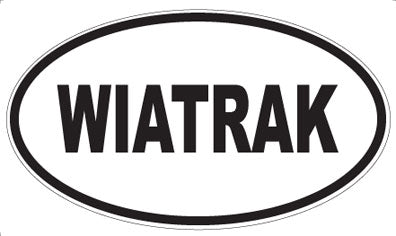WIATRAK - Oval Sticker