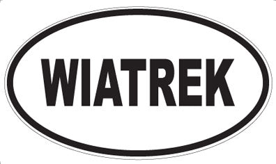 WIATREK - Oval Sticker