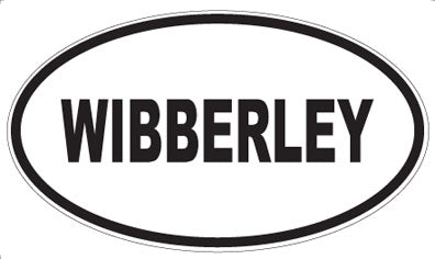 WIBBERLEY - Oval Sticker