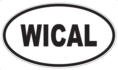 WICAL - Oval Sticker