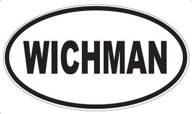 WICHMAN - Oval Sticker