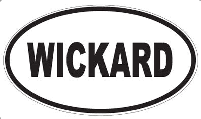 WICKARD - Oval Sticker