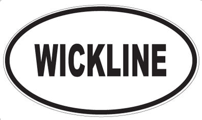 WICKLINE - Oval Sticker