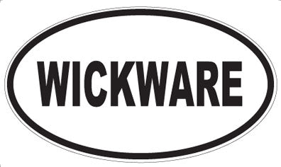 WICKWARE - Oval Sticker