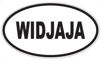 WIDJAJA - Oval Sticker