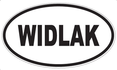 WIDLAK - Oval Sticker