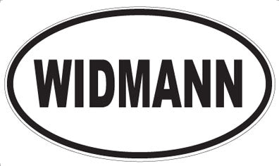 WIDMANN - Oval Sticker