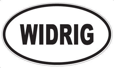 WIDRIG - Oval Magnet