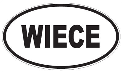 WIECE - Oval Sticker