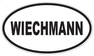 WIECHMANN - Oval Sticker