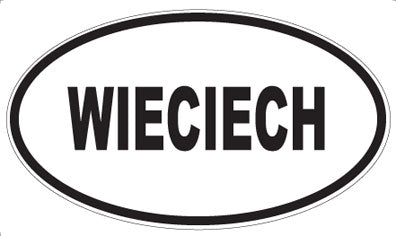 WIECIECH - Oval Sticker