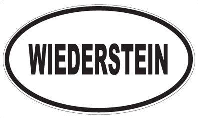 WIEDERSTEIN - Oval Sticker