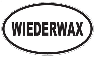 WIEDERWAX - Oval Sticker