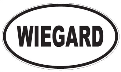 WIEGARD - Oval Sticker