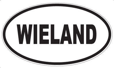 WIELAND - Oval Sticker