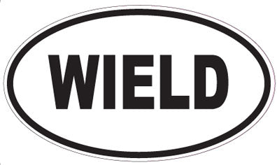 WIELD - Oval Sticker