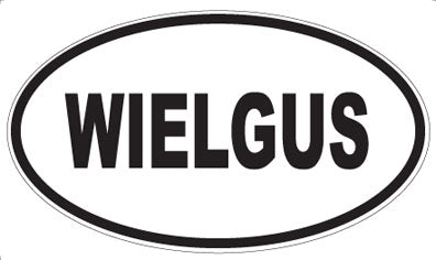 WIELGUS - Oval Sticker