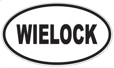 WIELOCK - Oval Sticker