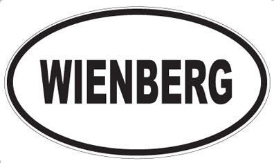 WIENBERG - Oval Sticker
