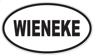 WIENEKE - Oval Sticker