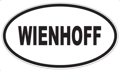 WIENHOFF - Oval Sticker