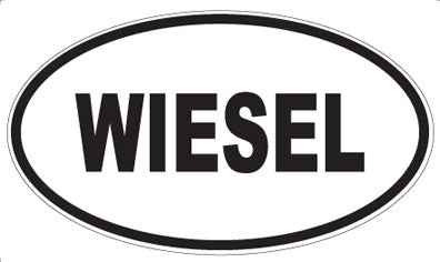 WIESEL - Oval Sticker