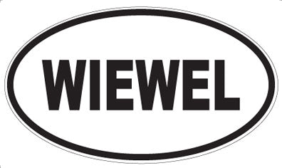 WIEWEL - Oval Sticker