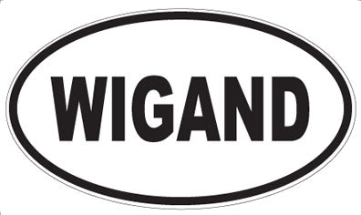 WIGAND - Oval Sticker