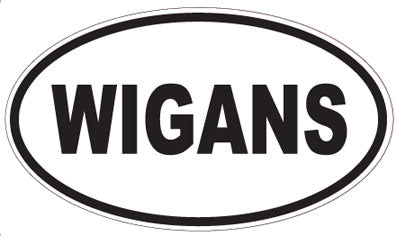 WIGANS - Oval Sticker