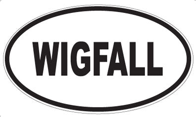 WIGFALL - Oval Sticker