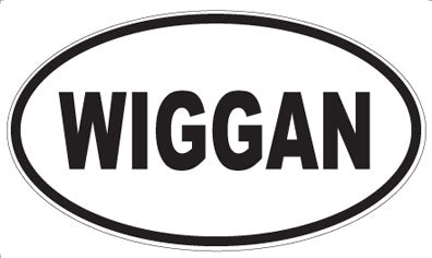 WIGGAN - Oval Sticker